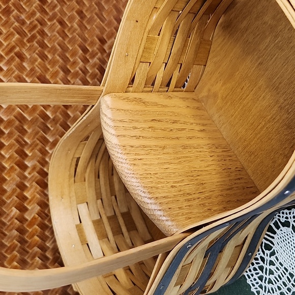 👉*VINTAGE* BRADFORD 1997 "PEANUT" SHAPED BASKET ~MADE IN USA - Picture 8 of 10